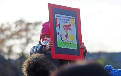 Protest matek Polek z dziećmi: barwny i spokojny... - zdjęcie 12