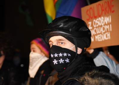 Manifestacja solidarnościowa z szykanowanymi dziennikarzami - zdjęcie 41