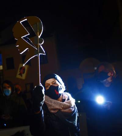 Manifestacja solidarnościowa z szykanowanymi dziennikarzami - zdjęcie 2