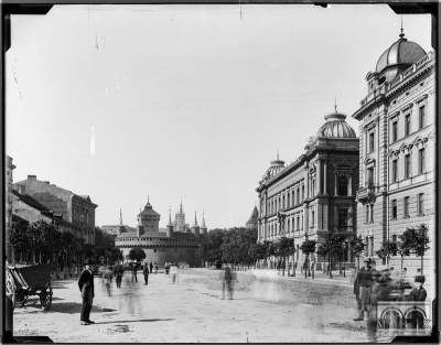 Kraków w czasie "Belle Epoque". Niektóre miejsca trudno rozpoznać - zdjęcie 13