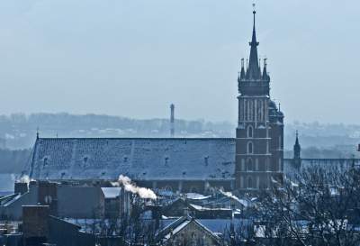 Zimowe dachy Krakowa... - zdjęcie 5