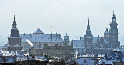 Zimowe dachy Krakowa... - zdjęcie 8