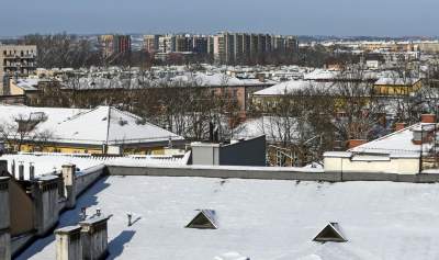 Zimowe dachy Krakowa... - zdjęcie 12