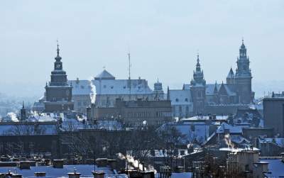 Zimowe dachy Krakowa... - zdjęcie 4