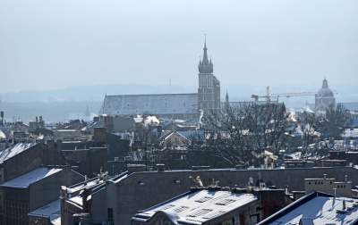 Zimowe dachy Krakowa... - zdjęcie 16