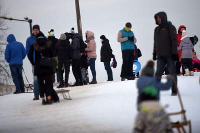 Saneczkowe szaleństwo na Azorach. W reżimie sanitarnym - zdjęcie 13