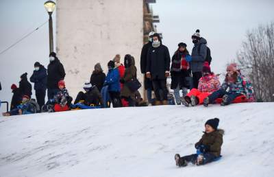 Saneczkowe szaleństwo na Azorach. W reżimie sanitarnym - zdjęcie 14