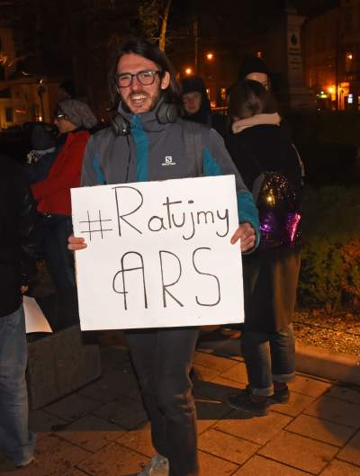 Ratujmy kino ARS: protest przed krakowskim magistratem - zdjęcie 3