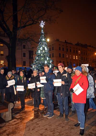 Ratujmy kino ARS: protest przed krakowskim magistratem - zdjęcie 10