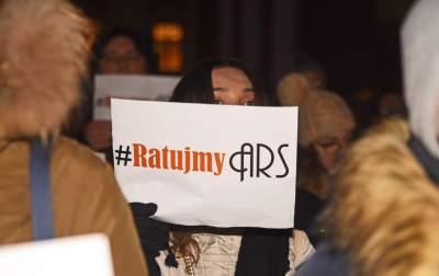 Ratujmy kino ARS: protest przed krakowskim magistratem - zdjęcie 11