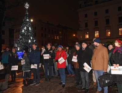 Ratujmy kino ARS: protest przed krakowskim magistratem - zdjęcie 4