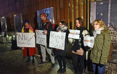 Ratujmy kino ARS: protest przed krakowskim magistratem - zdjęcie 6