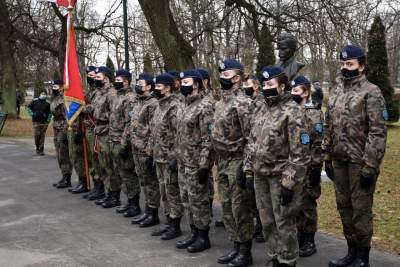 Dzień tzw. Żołnierzy Wyklętych. Apel w parku Jordana - zdjęcie 6