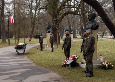 Dzień tzw. Żołnierzy Wyklętych. Apel w parku Jordana - zdjęcie 1