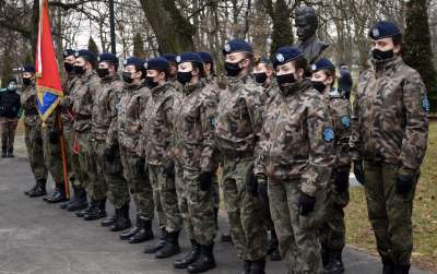 Dzień tzw. Żołnierzy Wyklętych. Apel w parku Jordana - zdjęcie 3