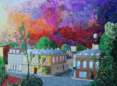 Tworzy krakowskie pejzaże nie używając grama farby. Efekt zachwyca - zdjęcie 4