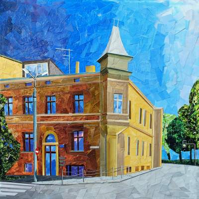 Tworzy krakowskie pejzaże nie używając grama farby. Efekt zachwyca - zdjęcie 5