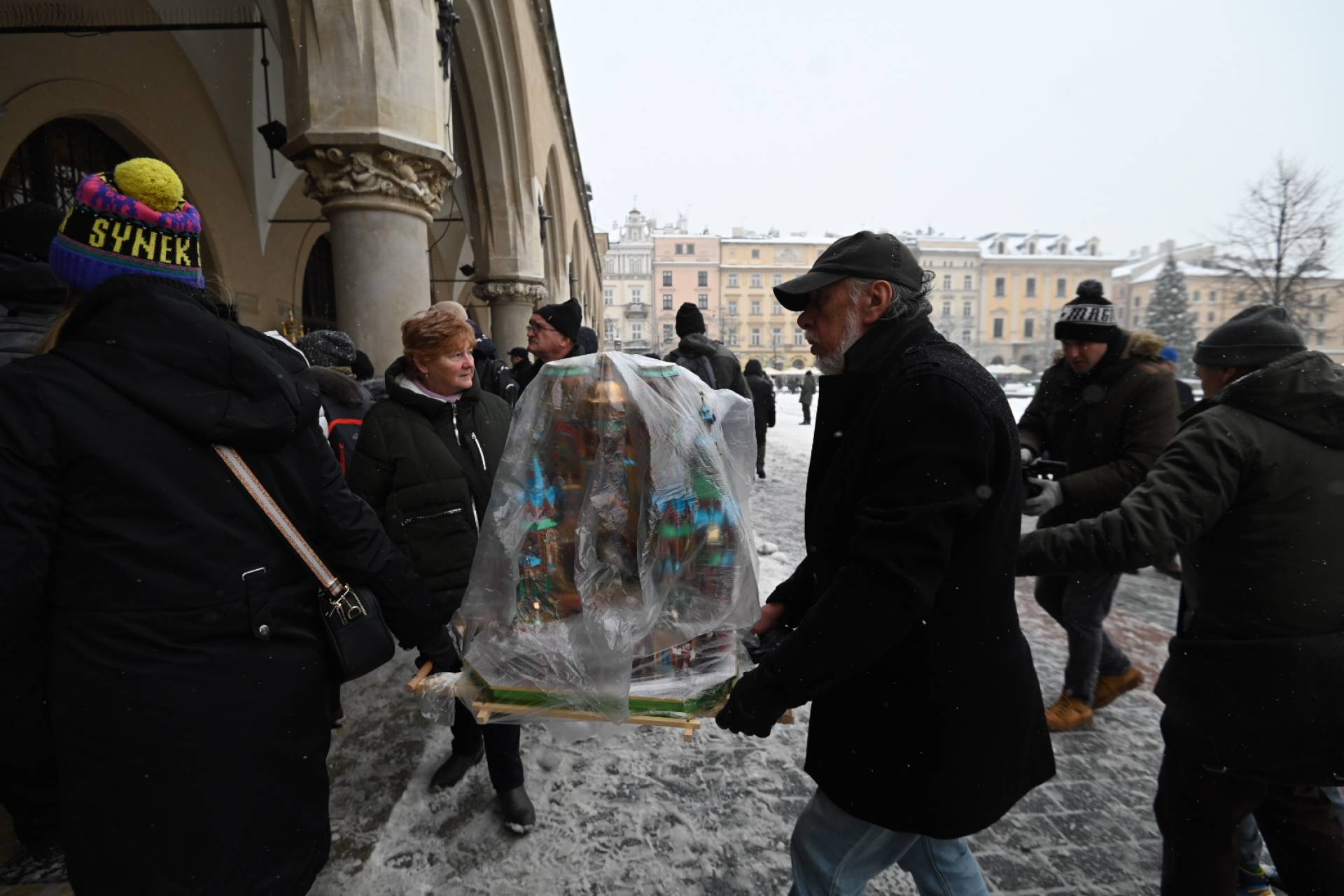 Pogoda pokrzyżowała plany szopkarzom. Do szopki trafiła też gęś Pipa