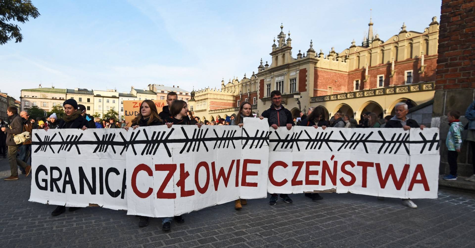 "Jak możecie spać spokojnie?". Protest przeciw torturom na granicy