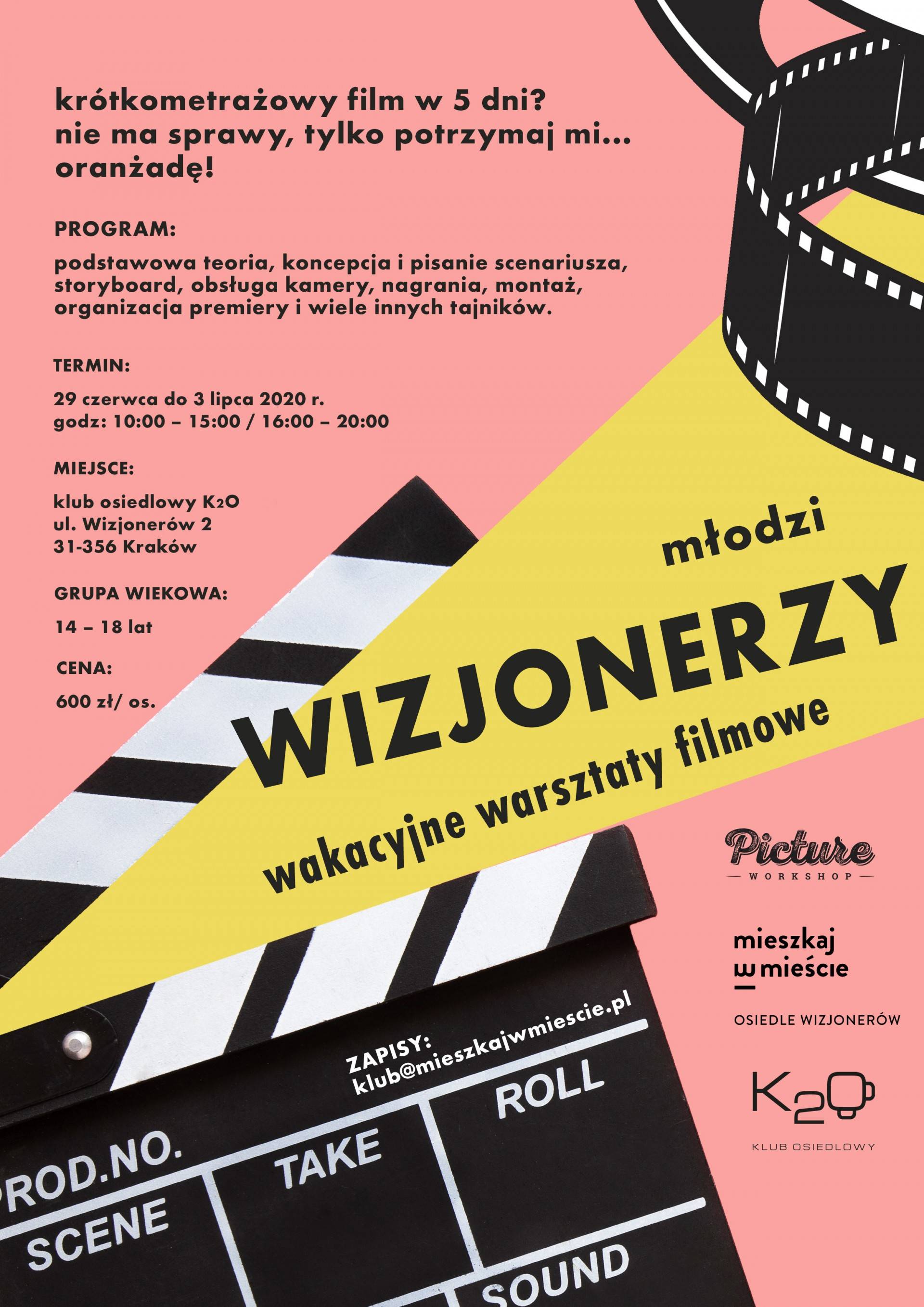 Warsztaty filmowe „Młodzi Wizjonerzy”
