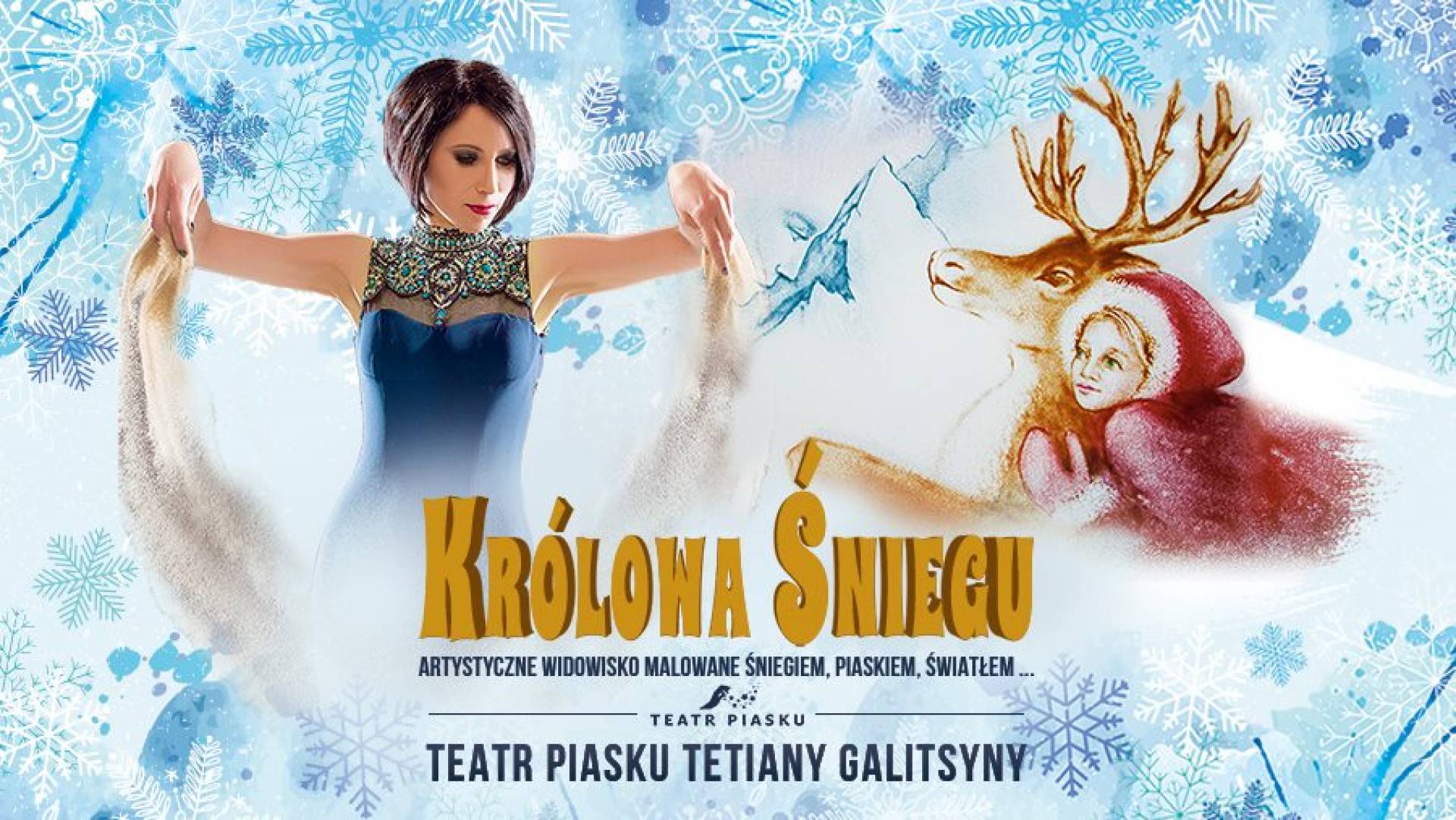 Teatr Piasku Tetiany Galitsyny: Rodzinne Widowisko "Królowa Śniegu"