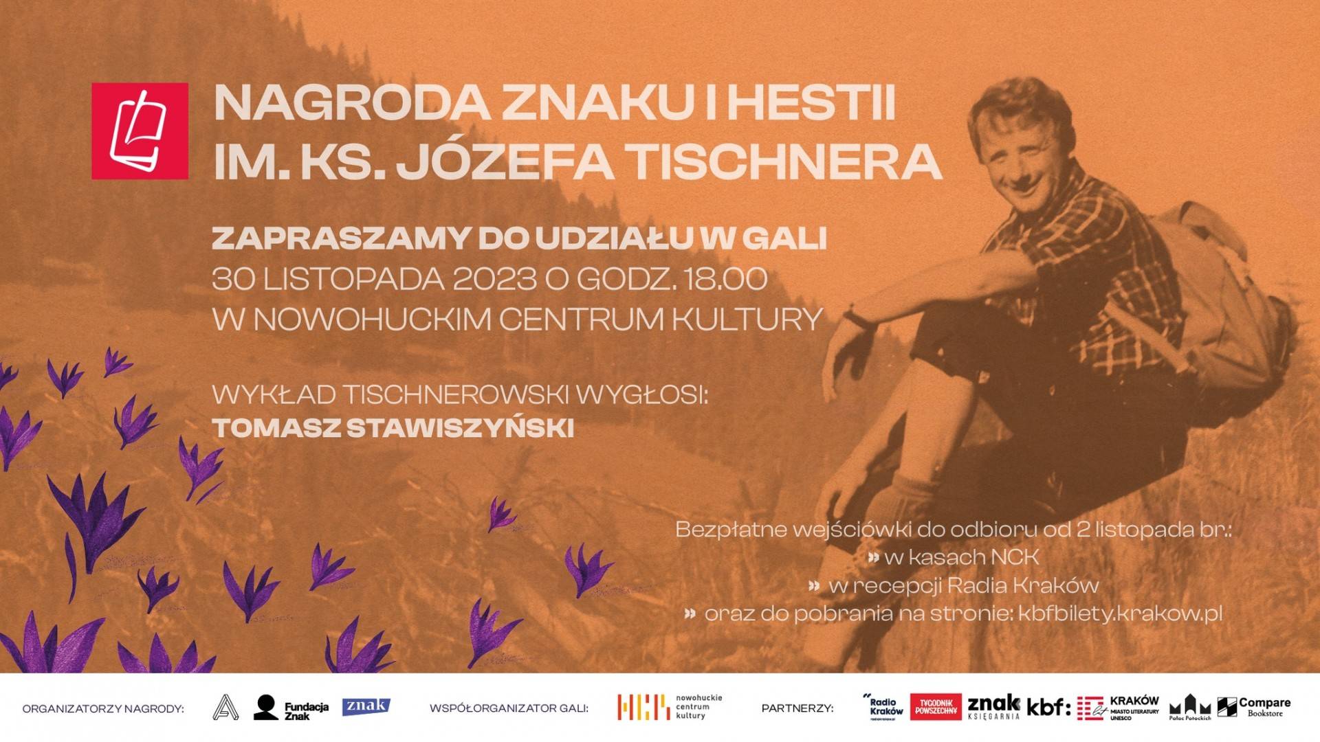 Gala Nagrody Znaku i Hestii im. ks. Józefa Tischnera.