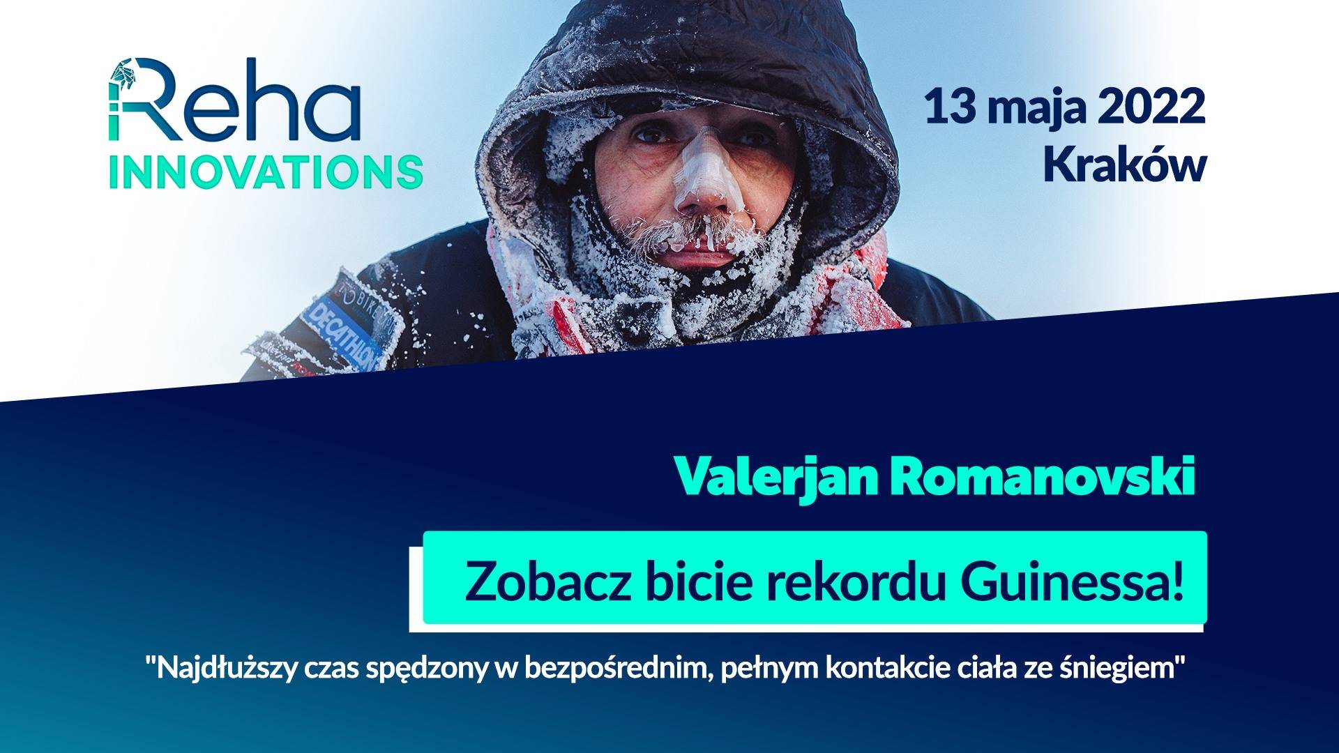 Reha INNOVATIONS i bicie Rekordu Guinnessa w długości przebywania w śniegu!