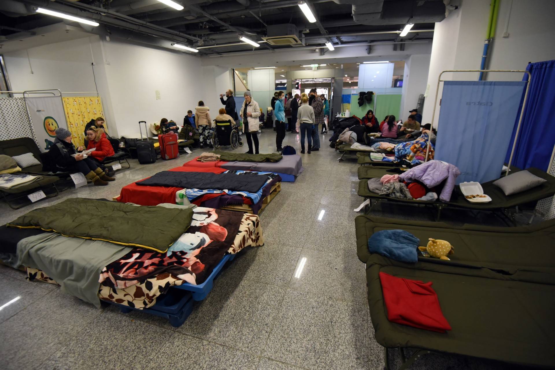 Dworzec Główny: punkt recepcyjny dla uchodźców z Ukrainy