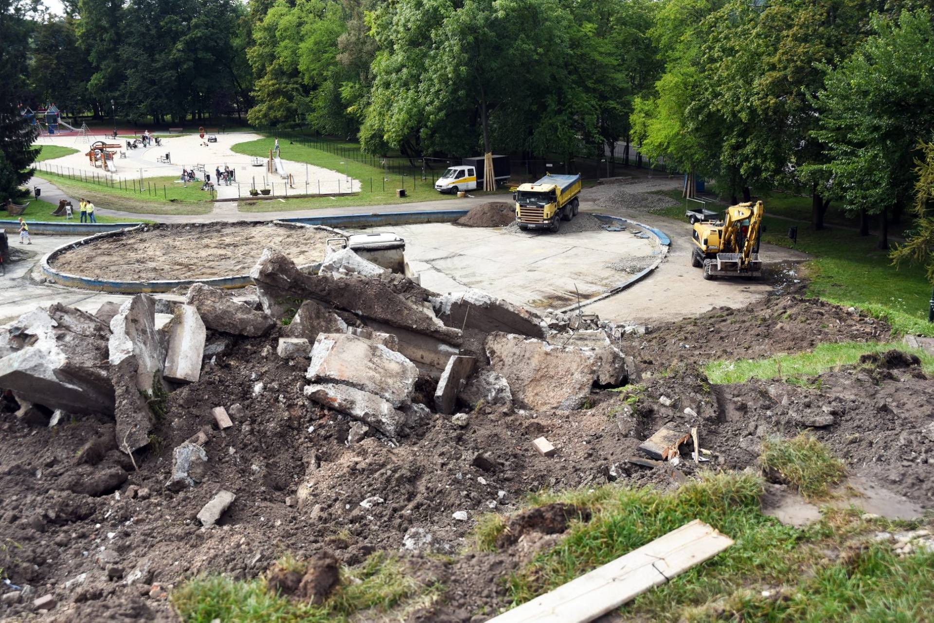 Zaczęła się dobra zmiana w parku Jordana...