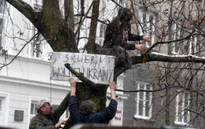 Skwer Wolnej Ukrainy. Tu znajduje się Konsulat Generalny Rosji