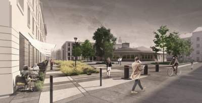 Tak ma wyglądać plac Nowy. Mniej samochodów, więcej zieleni
