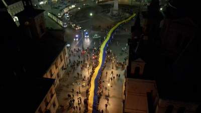 Wielki marsz solidarności z Ukrainą: poniosą fragment gigantycznej flagi