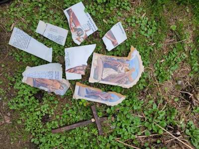 Zdewastowano kapliczki drogi krzyżowej. "Ktoś użył siekiery i piły spalinowej"