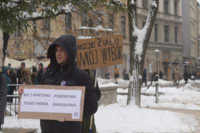 Nie chcą iść do wojska na ćwiczenia, protestowali na Rynku