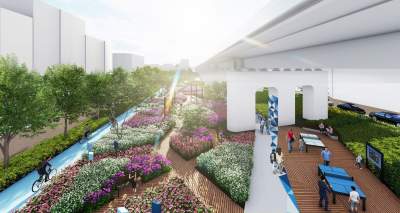 Zaczyna się budowa parku Kolejowego pod estakadami, ma być pięknie