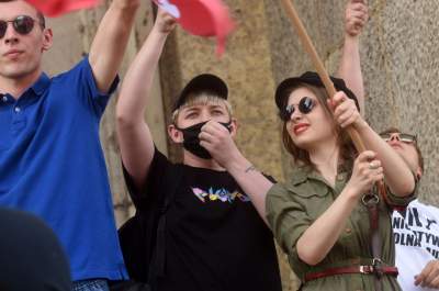 "Czarnek nie jest KUL", protest przeciwko ideologizacji nauki. Fot. Marek Lasyk - zdjęcie 26