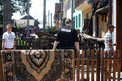 Koszmarny obraz zniszczeń po pożarze na Spiszu. Fot. Marek Lasyk - zdjęcie 45