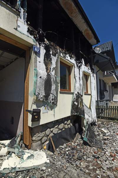 Koszmarny obraz zniszczeń po pożarze na Spiszu. Fot. Marek Lasyk - zdjęcie 43