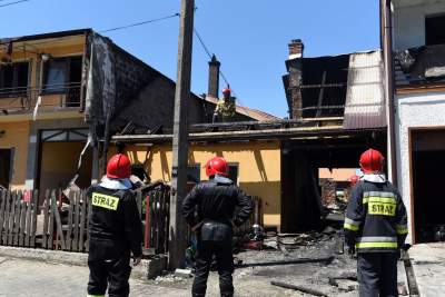 Koszmarny obraz zniszczeń po pożarze na Spiszu. Fot. Marek Lasyk - zdjęcie 1