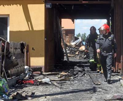 Koszmarny obraz zniszczeń po pożarze na Spiszu. Fot. Marek Lasyk - zdjęcie 50