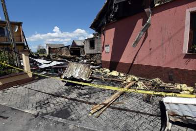 Koszmarny obraz zniszczeń po pożarze na Spiszu. Fot. Marek Lasyk - zdjęcie 28