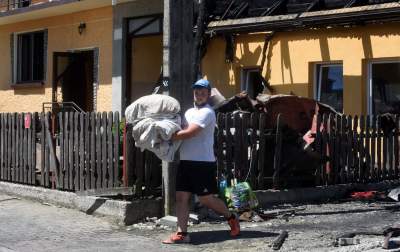 Koszmarny obraz zniszczeń po pożarze na Spiszu. Fot. Marek Lasyk - zdjęcie 2