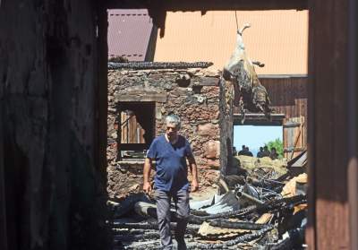 Koszmarny obraz zniszczeń po pożarze na Spiszu. Fot. Marek Lasyk - zdjęcie 4