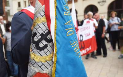 Rynek Główny: oficjalne obchody rocznicy wybuchu Powstania - zdjęcie 27