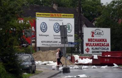 Sprzątanie po ulewie. Bieżanów i Prokocim, fot. Marek Lasyk - zdjęcie 4