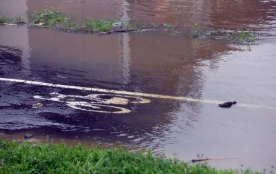 Bulwary po intensywnym deszczu. Nie pospacerujemy... - zdjęcie 23