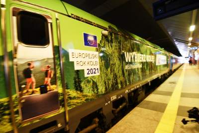 Pociąg "Łącząc Europę" dotarł do Krakowa, fot. Marek Lasyk - zdjęcie 2