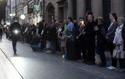 Haniebne działania polskich władz. Protest w Krakowie 27.09.2021 - zdjęcie 26