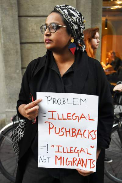 Haniebne działania polskich władz. Protest w Krakowie 27.09.2021 - zdjęcie 4