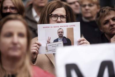 Protest przed krakowskim sądem. Fot. Marek Lasyk - zdjęcie 4